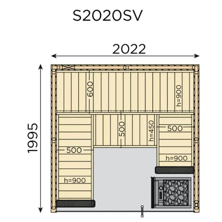 Almost Heaven Nordic 6-Person Sauna