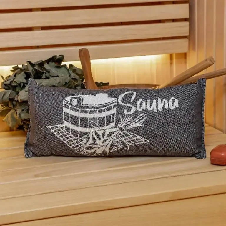 Sauna pillows – dark grey | Sauna Shop