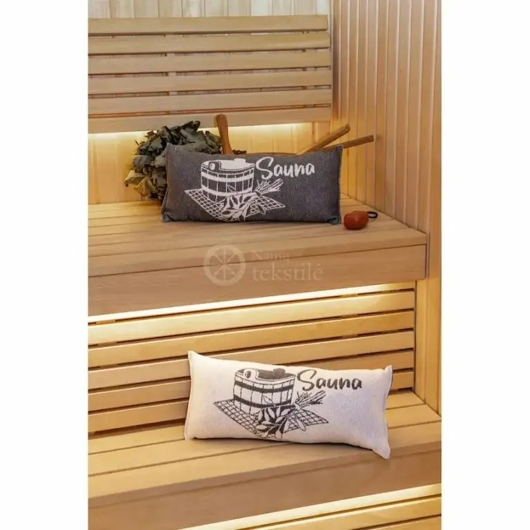 Sauna pillows – dark grey | Sauna Shop