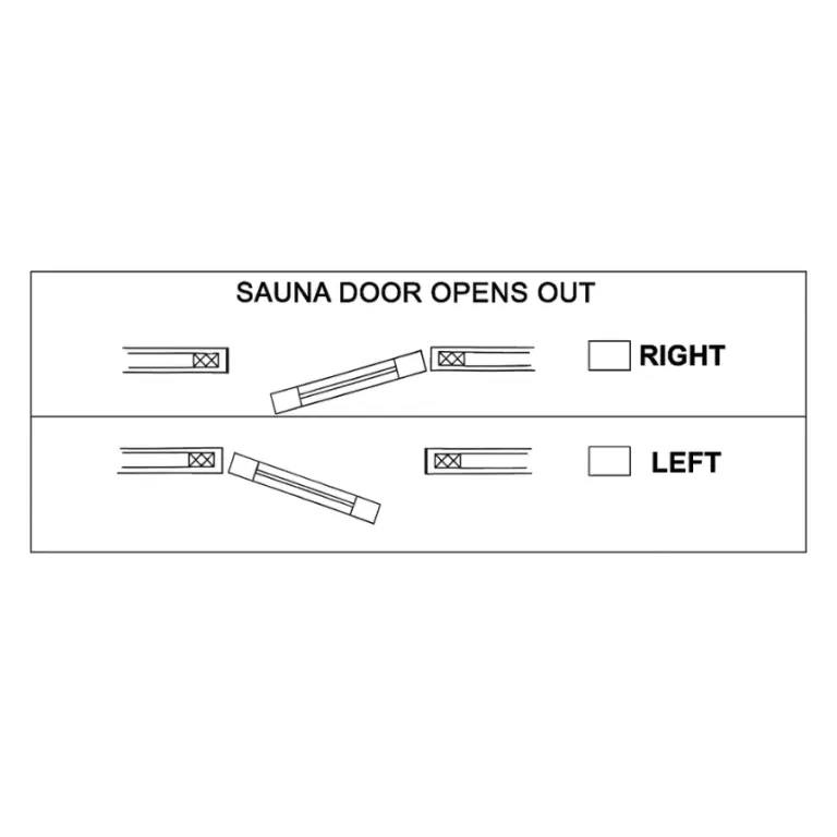 Solid Cedar Sauna Door
