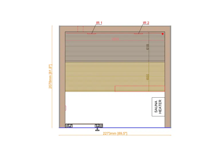 Spectra Sauna Cabin 3–4 Person Pre-assembled | ThermaSol