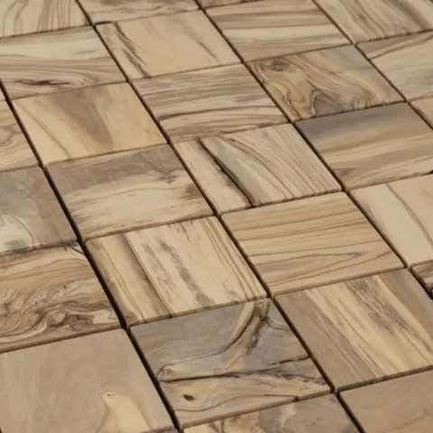 Square 70 Olive Decorative Wall Panel | EmotionWood