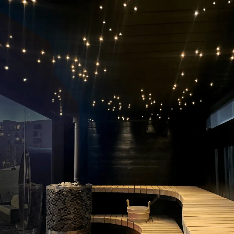 Starlight Fiber Light Set for Sauna Ceiling | Cariitti