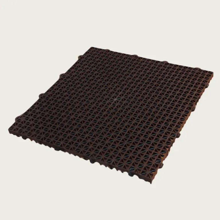 Superdek plastic non-slip floor tiles – BLACK | Sauna Shop
