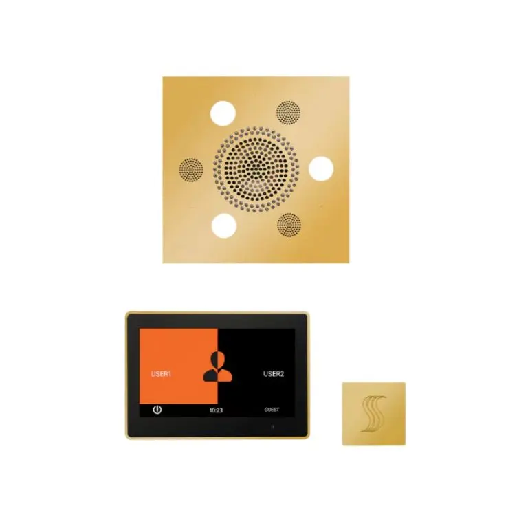 ThermaSol Wellness Steam Package – Serenity Advanced Rainhead (Square) + ThermaTouch2 10 Control + Steam Head Kit (Square)