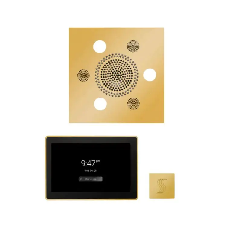 ThermaSol Wellness Steam Package – Serenity Advanced Rainhead (Square) + ThermaTouch2 15 Control + Steam Head Kit (Square)