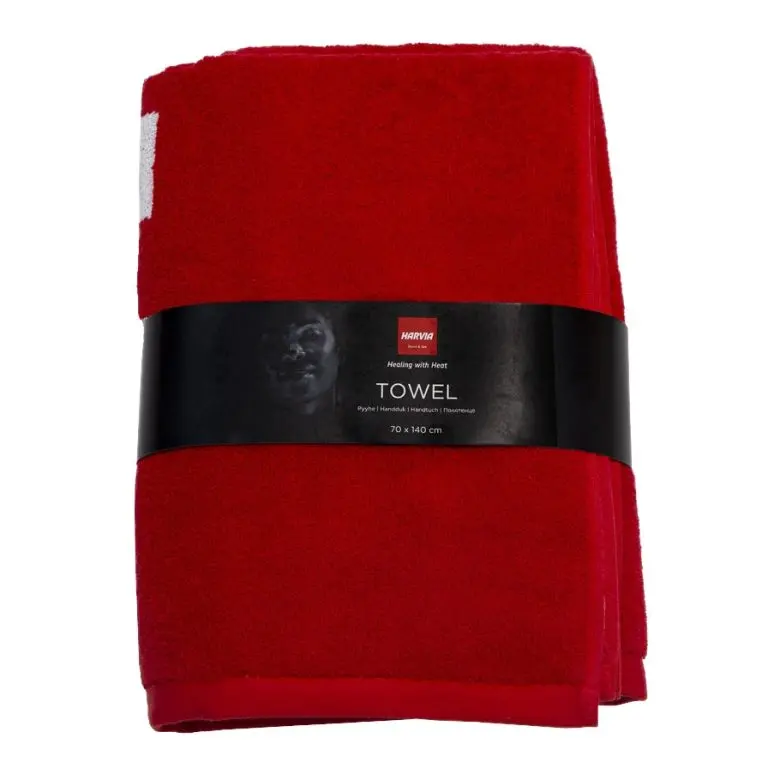 Towel (27.56" × 55.12") Red | Harvia
