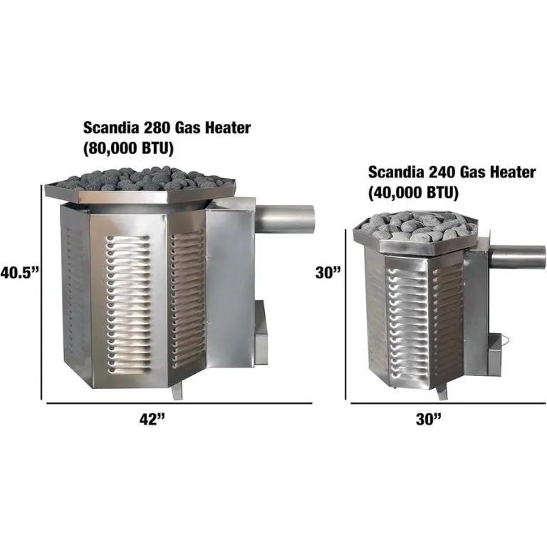 Ultra Gas Sauna Heater Model 285 Vertical Venting | Scandia
