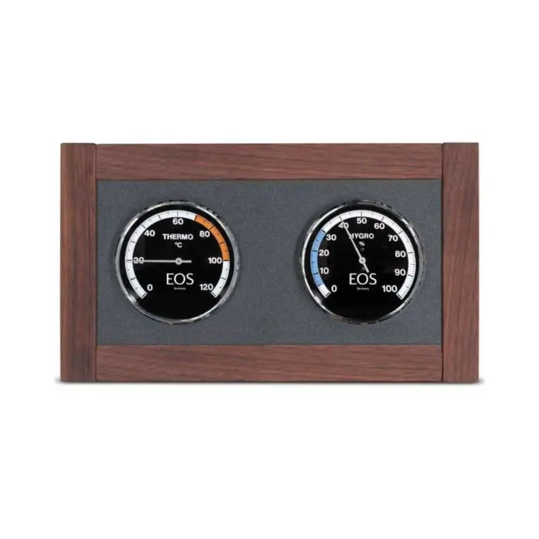 Walnut/Maple EOS Excellent climate station 13.4"×7.7" | EOS