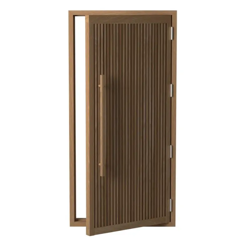 Wooden Striped Cedar ADA Door – 36 1/16" × 80"