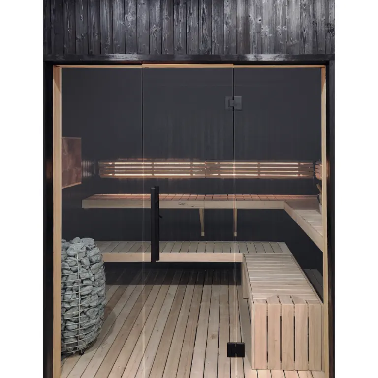 Custom Indoor Cedro Sauna™ The Chess 11’x11’ cut to your precise dimensions