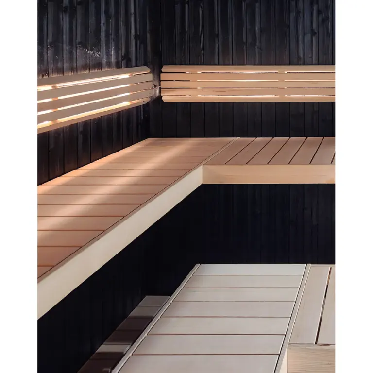 Custom Indoor Cedro Sauna™ The Chess 4’x6’ cut to your precise dimensions