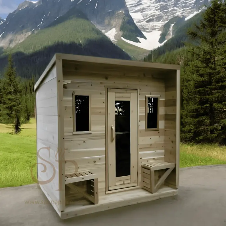 4 Person Cabin Outdoor Sauna | Heritage Sauna®