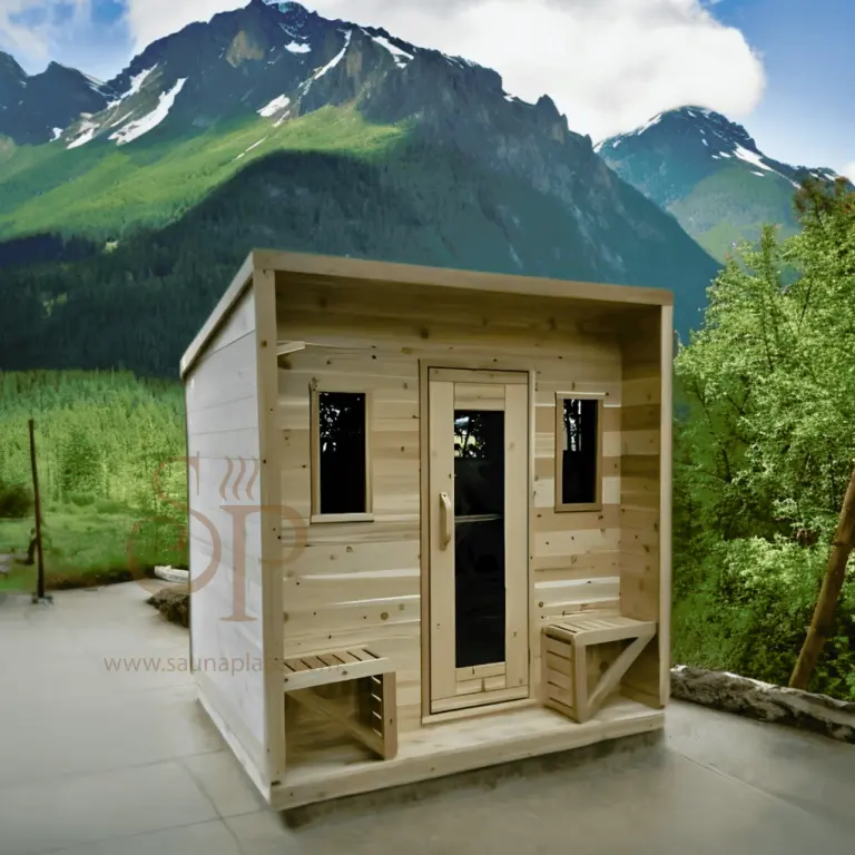 4 Person Cabin Outdoor Sauna | Heritage Sauna®