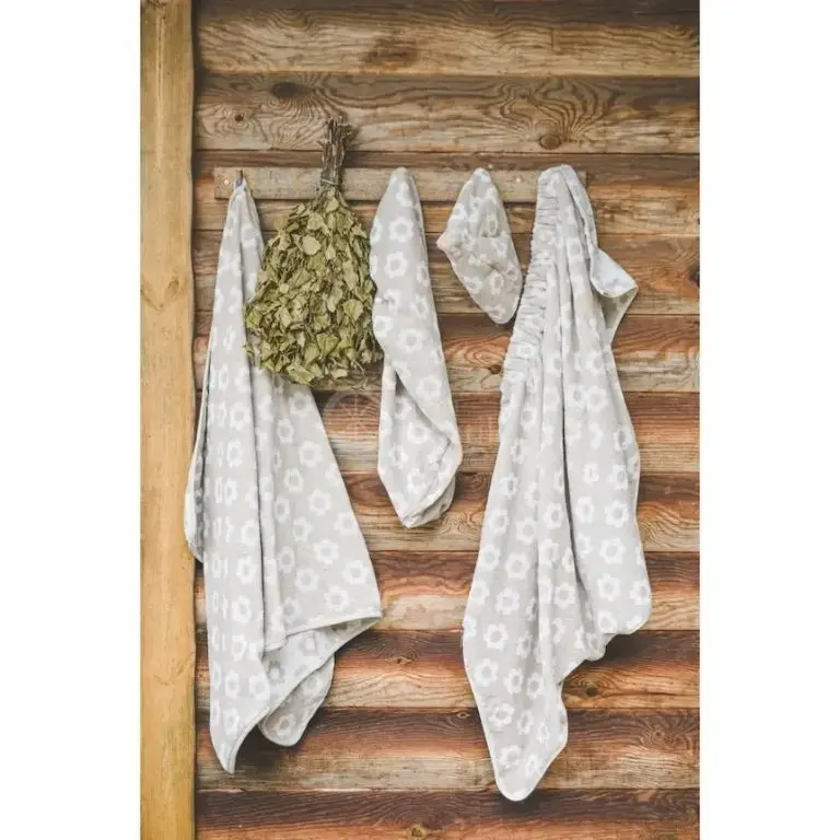 Floral sauna apron full length | Sauna Shop