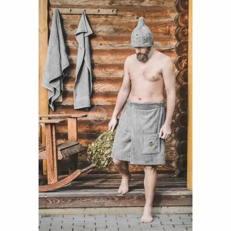 Grey sauna hat | Sauna Shop