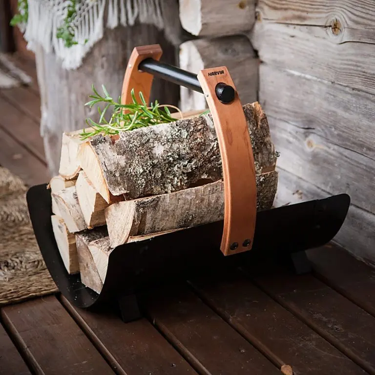 Harvia – Legend Firewood Basket 15" x 19 3/4" x 15 3/4" h | Harvia