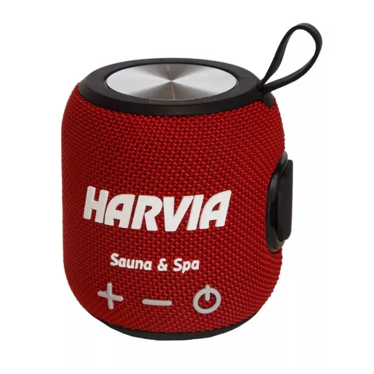 Harvia SAC80500 Water-resistant Sauna Speaker – Red