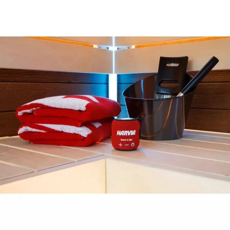 Harvia SAC80500 Water-resistant Sauna Speaker – Red