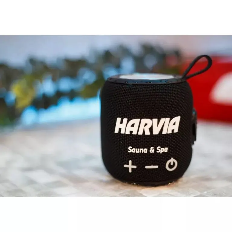 Harvia SAC80501 Water-resistant Sauna Speaker – Black