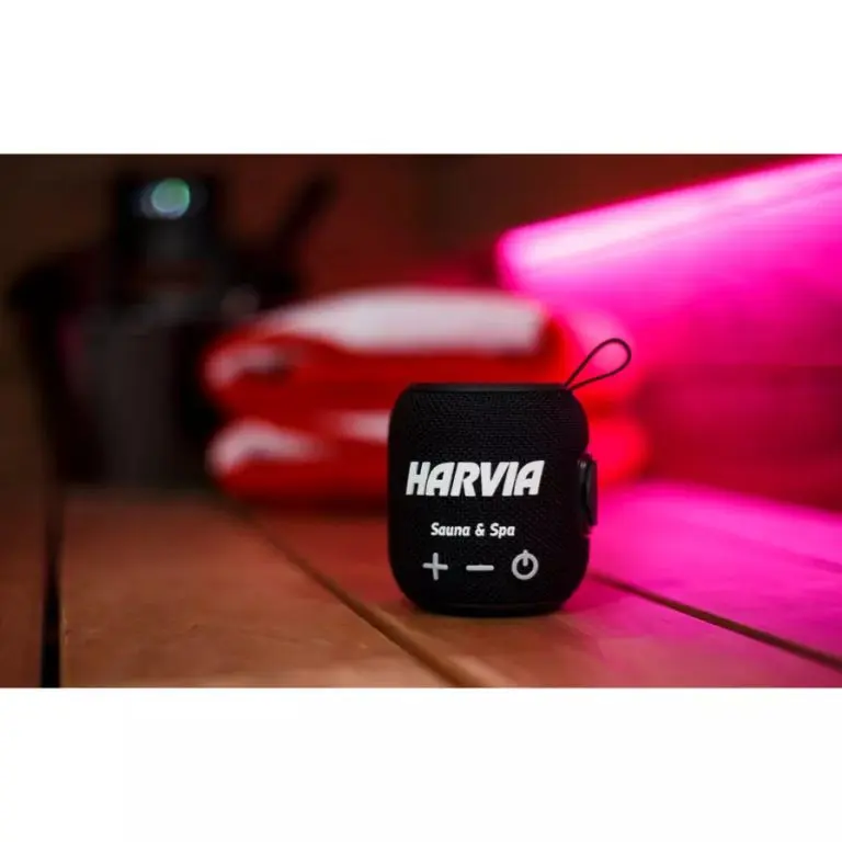 Harvia SAC80501 Water-resistant Sauna Speaker – Black