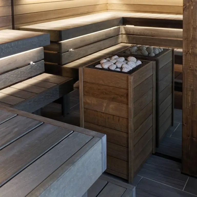 HUUM CORE 10.5kW BK-Black Trim Ring & Custom Panels | Electric Sauna Heater