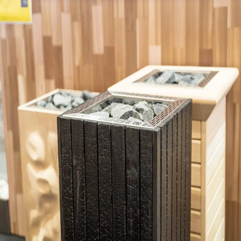 HUUM CORE 10.5kW ST–Stainless Steel Trim Ring & Custom Panels | Electric Sauna Heater