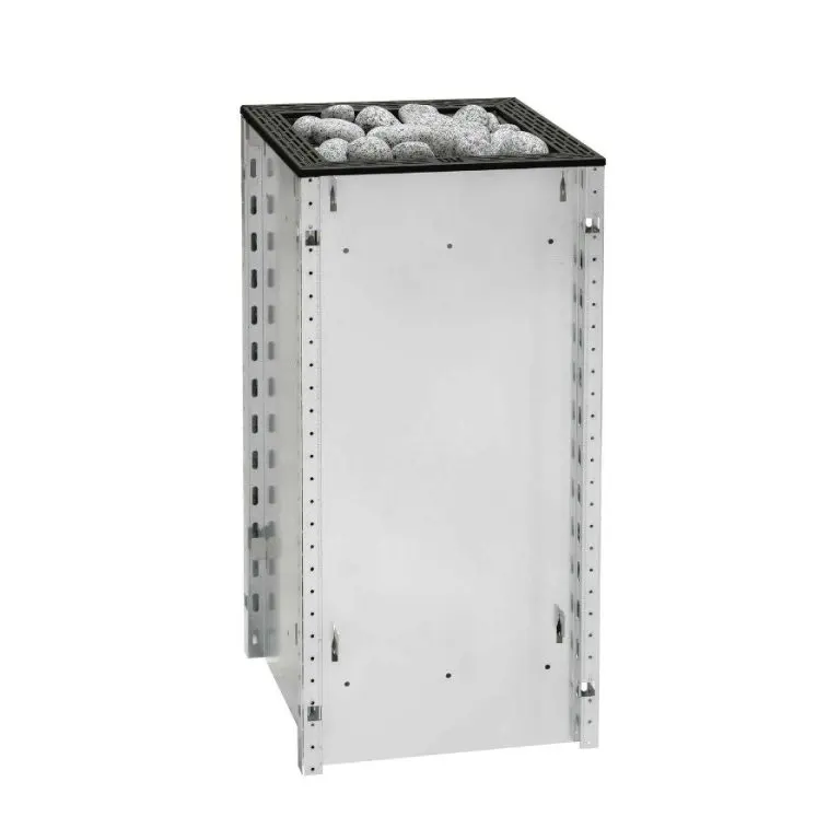 HUUM CORE 6kW BK-Black Trim Ring & Custom Panels | Electric Sauna Heater