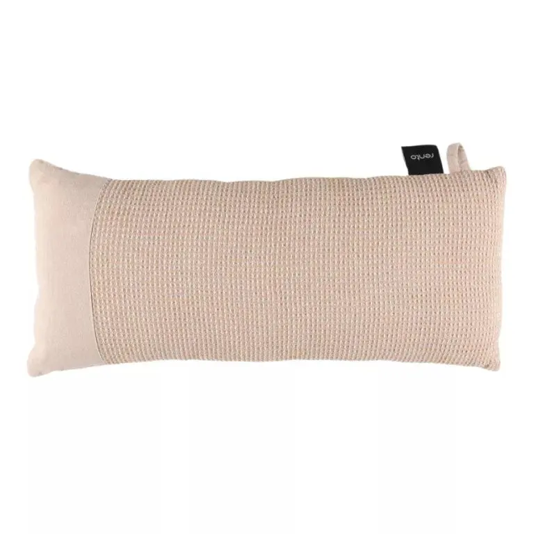 Kenno Sauna Pillow – Beige (19.7" x 8.7") | Rento