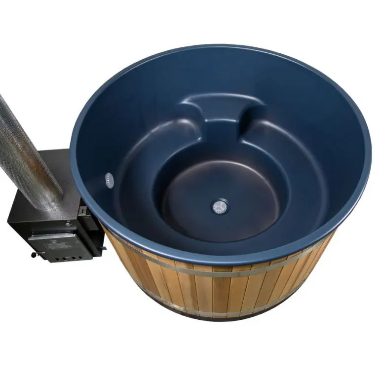 Kirami 4-Person Wood-Heated Barrel Soak Tub | Almost Heaven