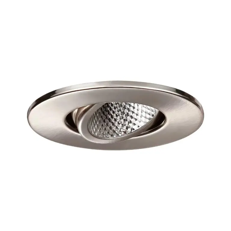 LED Recessed Light Satin Nickel | Sauna Shop