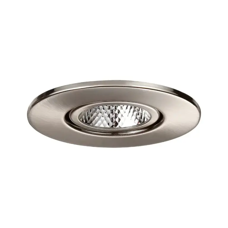 LED Recessed Light Satin Nickel | Sauna Shop