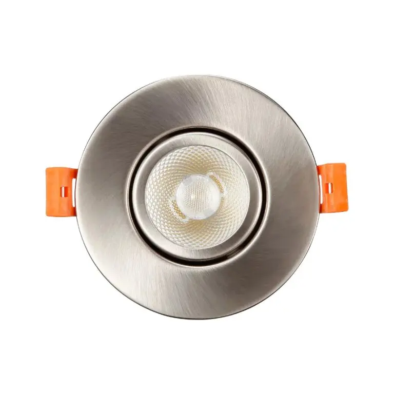 LED Recessed Light Satin Nickel | Sauna Shop