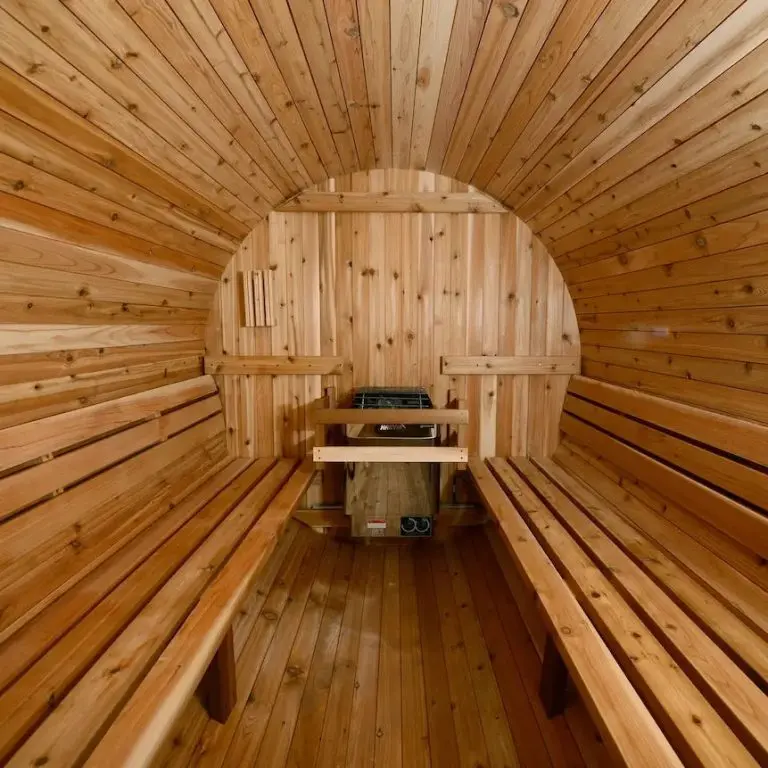 Almost Heaven 6' x 6' Pinnacle 4-Person Barrel Sauna