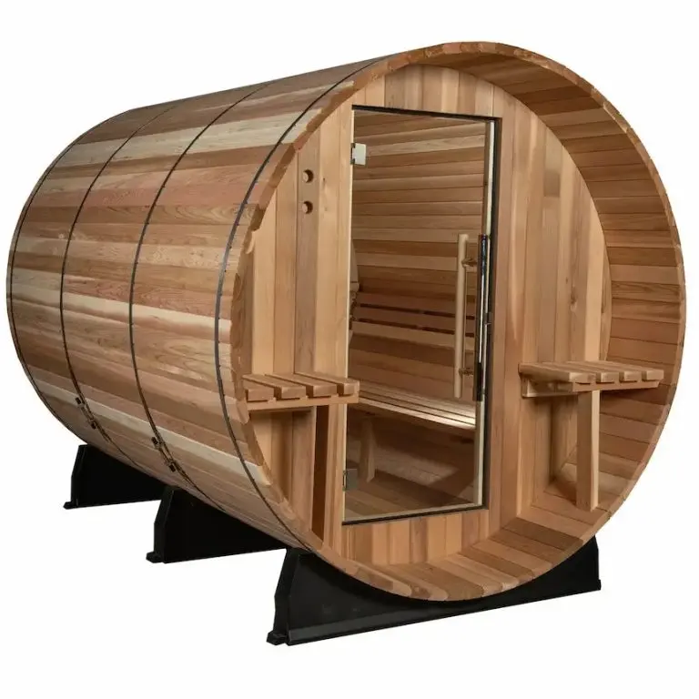 Almost Heaven 6' x 7’+1' Huntington 6-Person Barrel Sauna