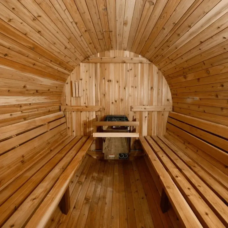 Almost Heaven 6' x 7' Kenova 4-6 person Barrel Sauna