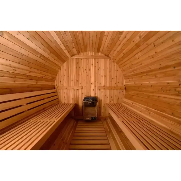 Almost Heaven 7' x 10' Shenandoah 4-Person Barrel Sauna