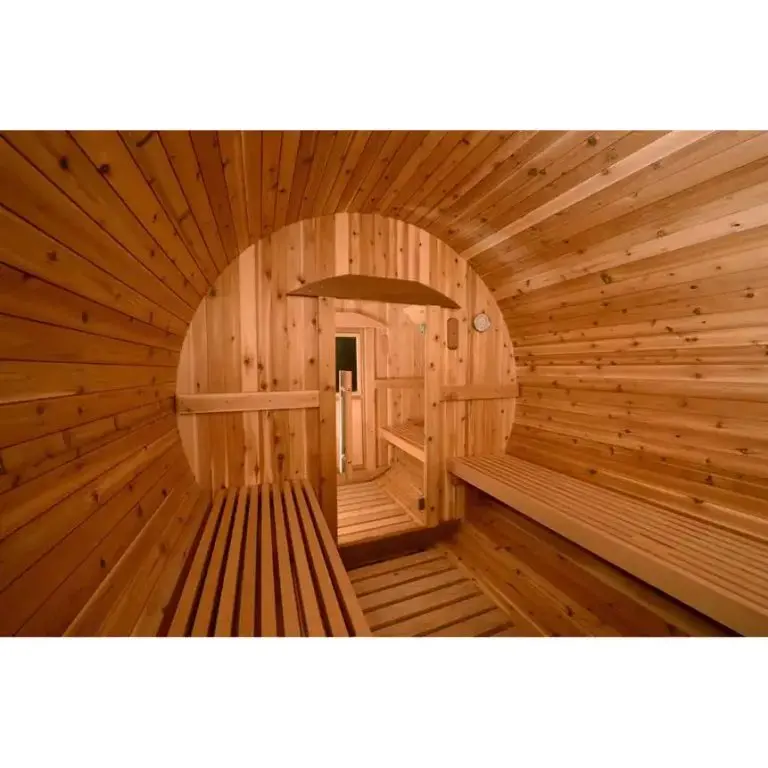 Almost Heaven 7' x 10' Shenandoah 4-Person Barrel Sauna
