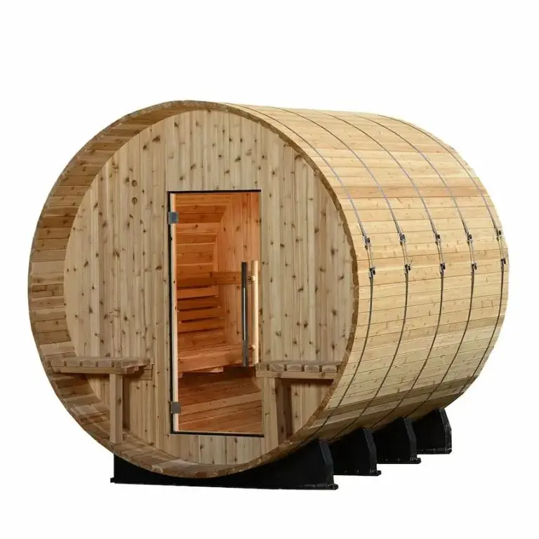 Almost Heaven 7' x 7’+1' Grandview 6-Person Cedar Barrel Sauna