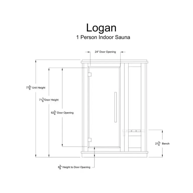 Almost Heaven Logan Indoor Sauna