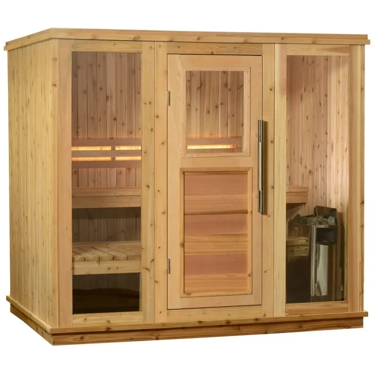 Almost Heaven Bridgeport 6-Person Indoor Sauna | Rustic Cedar