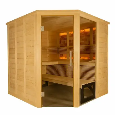 Almost Heaven Himalaya 6-Person Corner Indoor Sauna