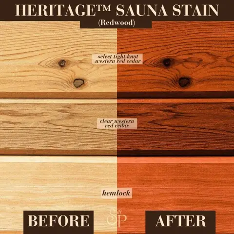 Redwood Exterior Sauna Stain – 1 gallon | Heritage Sauna®