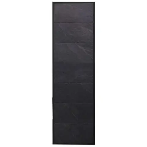 Stone Wall, Black Frame 634 x 18 x 2123 | Harvia