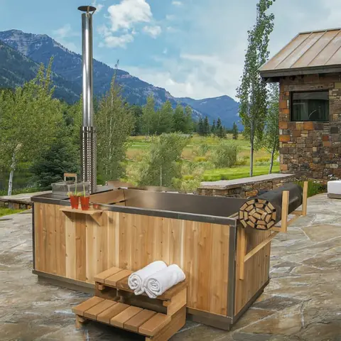 The Starlight Wood Burning Hot Tub Kit | Dundalk