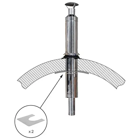 Barrel Chimney Kit 78.7" | HUUM