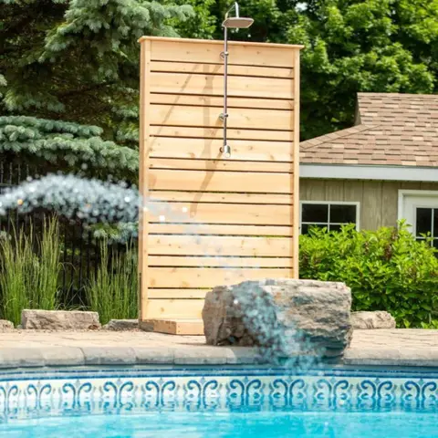 Canadian Timber Savannah Outdoor Shower | Dundalk