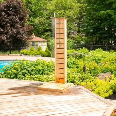 Canadian Timber Sierra Pillar Shower | Dundalk