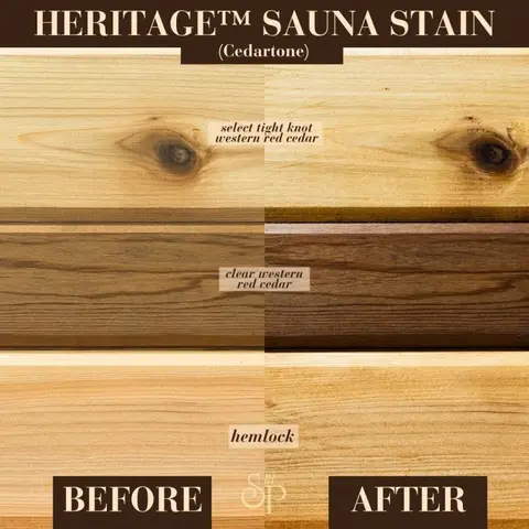 Cedartone Exterior Sauna Stain – 1 gallon | Heritage Sauna®