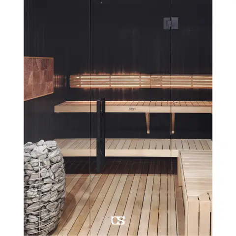 Custom Indoor Cedro Sauna™ The Chess 11’x11’ cut to your precise dimensions